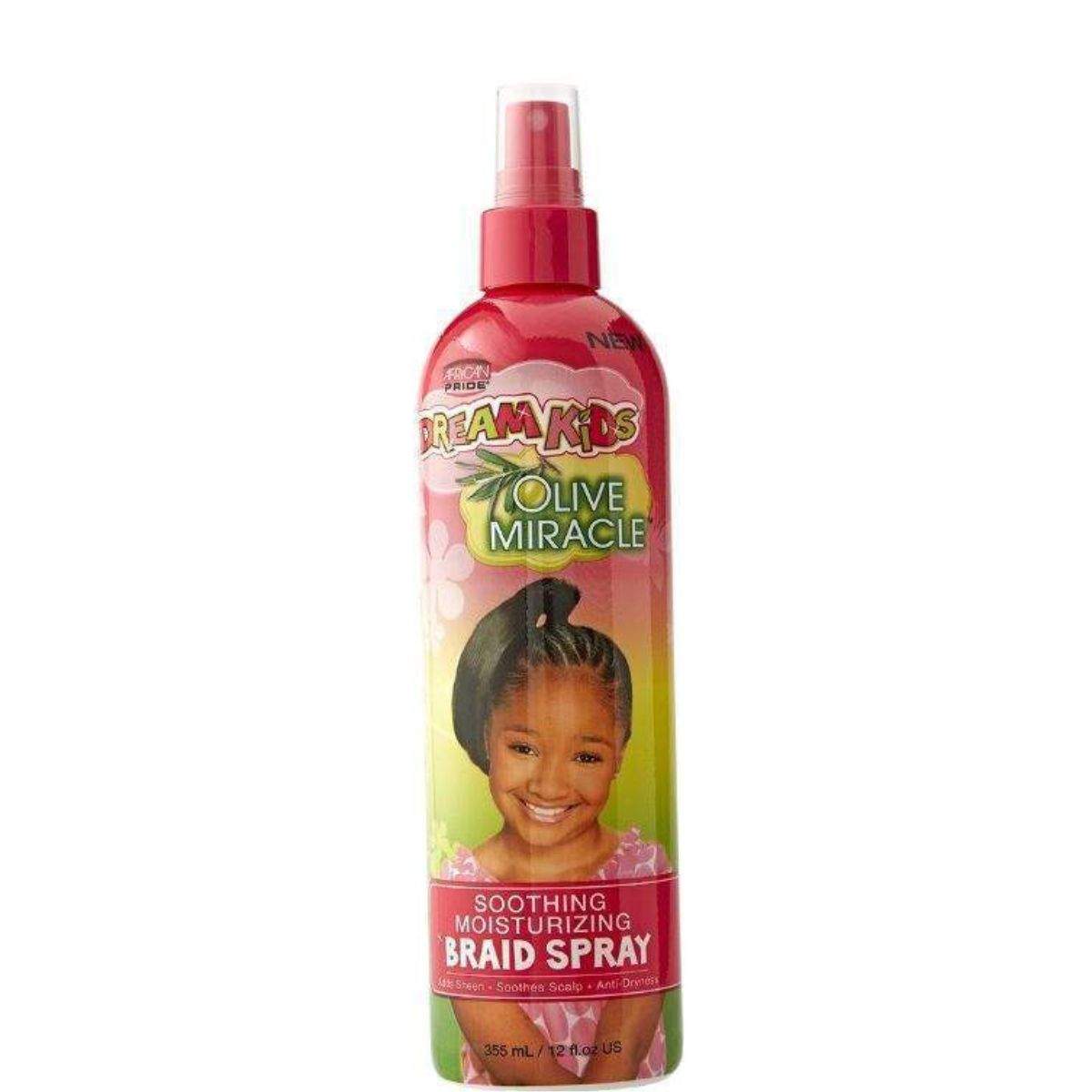 African Pride Dream Kids Olive Braid Spray 12 oz