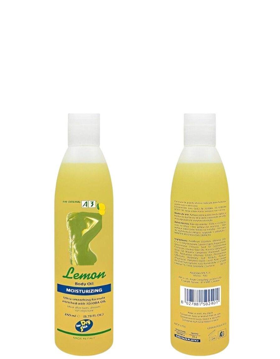 A3 Lemon Body Oil Moisturizing 260ml