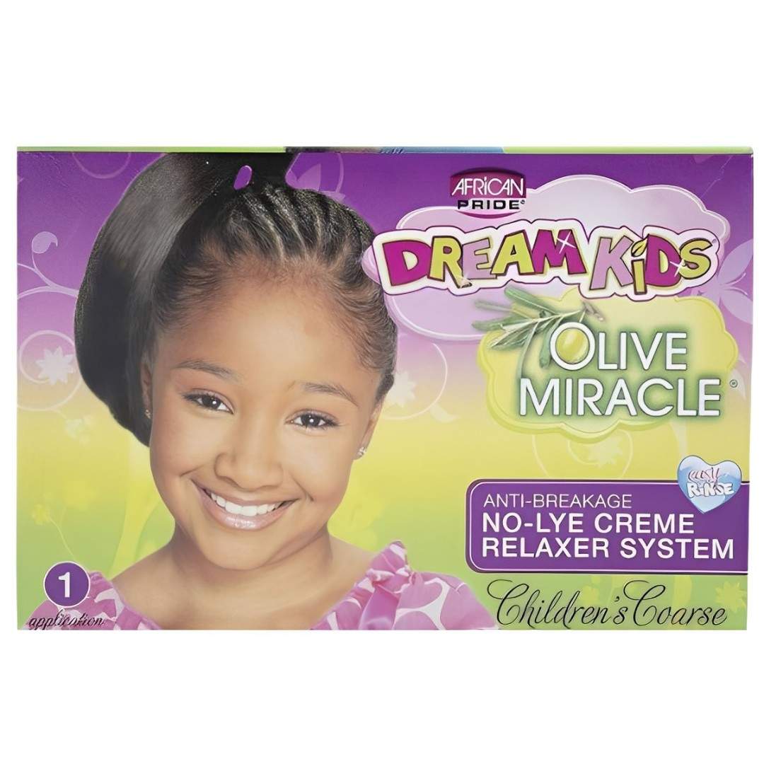 African Pride Dream Kids Olive Relaxer Kit Super