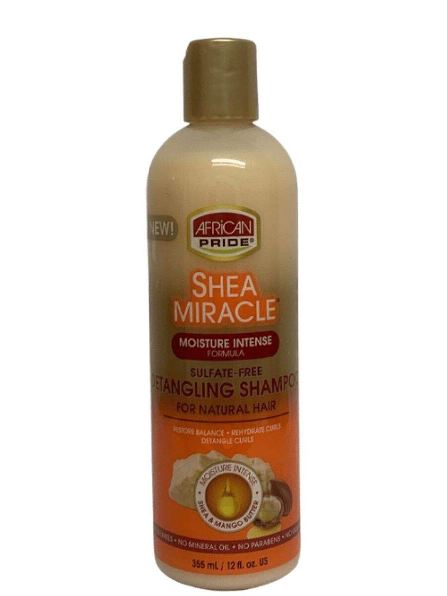 African Pride Shea Butter Miracle Detangling Shampoo 12oz