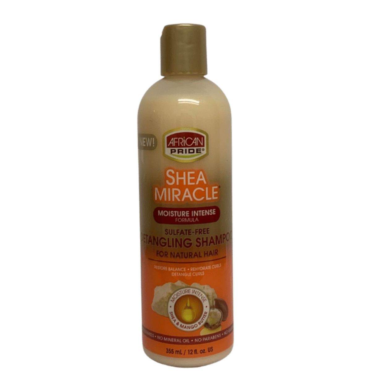 African Pride Shea Butter Miracle Detangling Shampoo 12oz