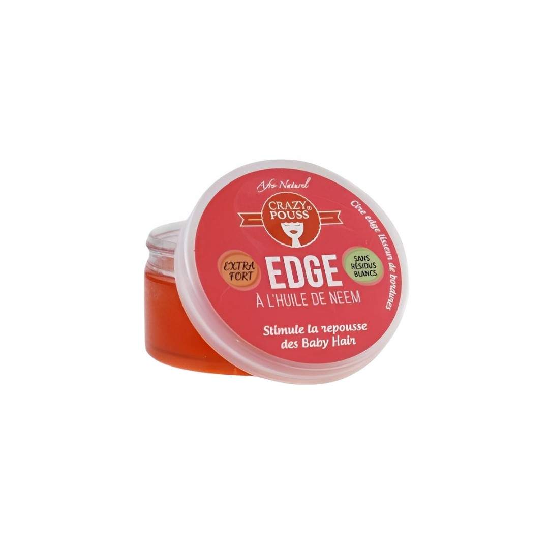 Afro Naturel Crazy Pouss Gel Edge A L’huile De Neem 100ml