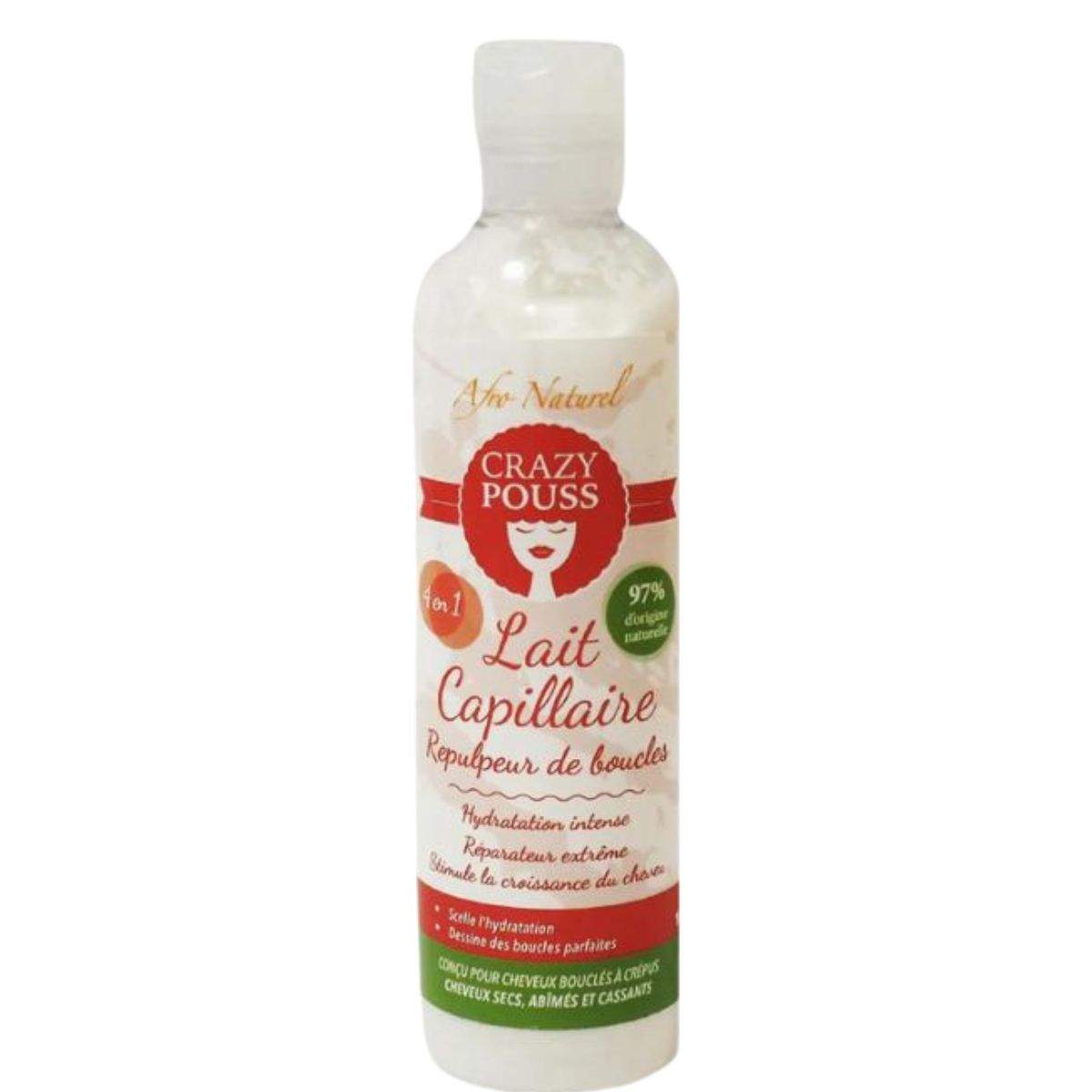 Afro Naturel Crazy Pouss Lait Cappillaire 4en1 250ml