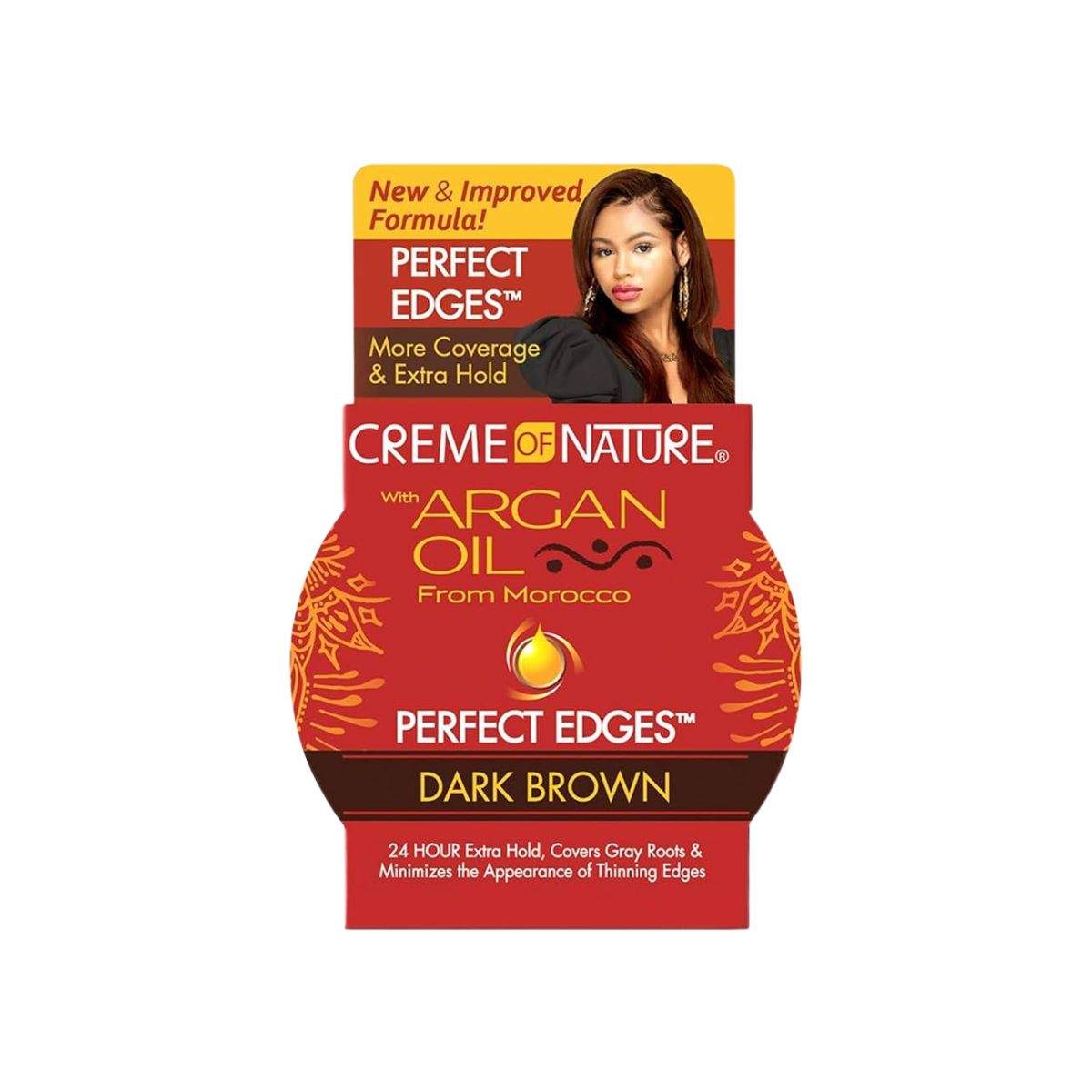 Creme of Nature Argan Edges Dark Brown 2.25oz