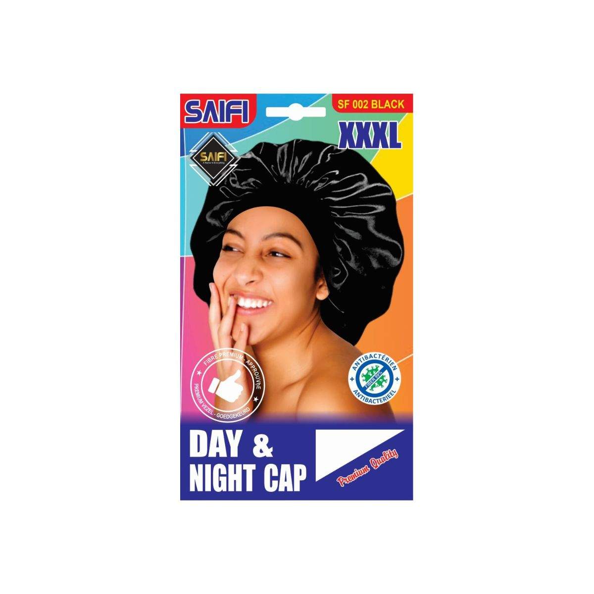 Saifi Sleep Cap XXXL SF002BLK