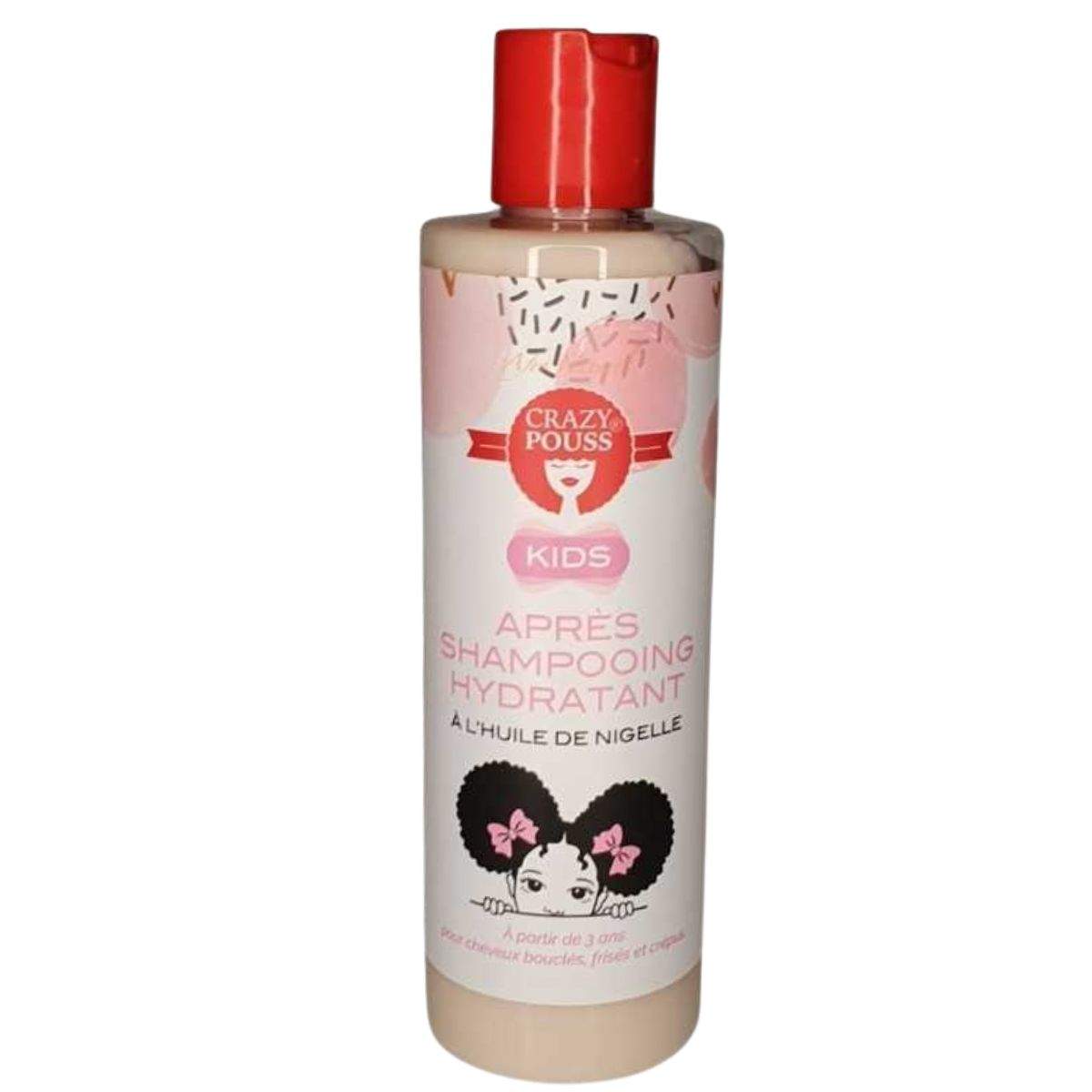 Après-shampoing hydratant enfants à l'huile de nigelle Crazy Pouss Afro Naturel 250ml