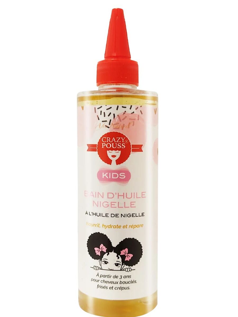 Bain d'huile Kids - Huile de Nigelle - Crazy Pouss - Afro Naturel