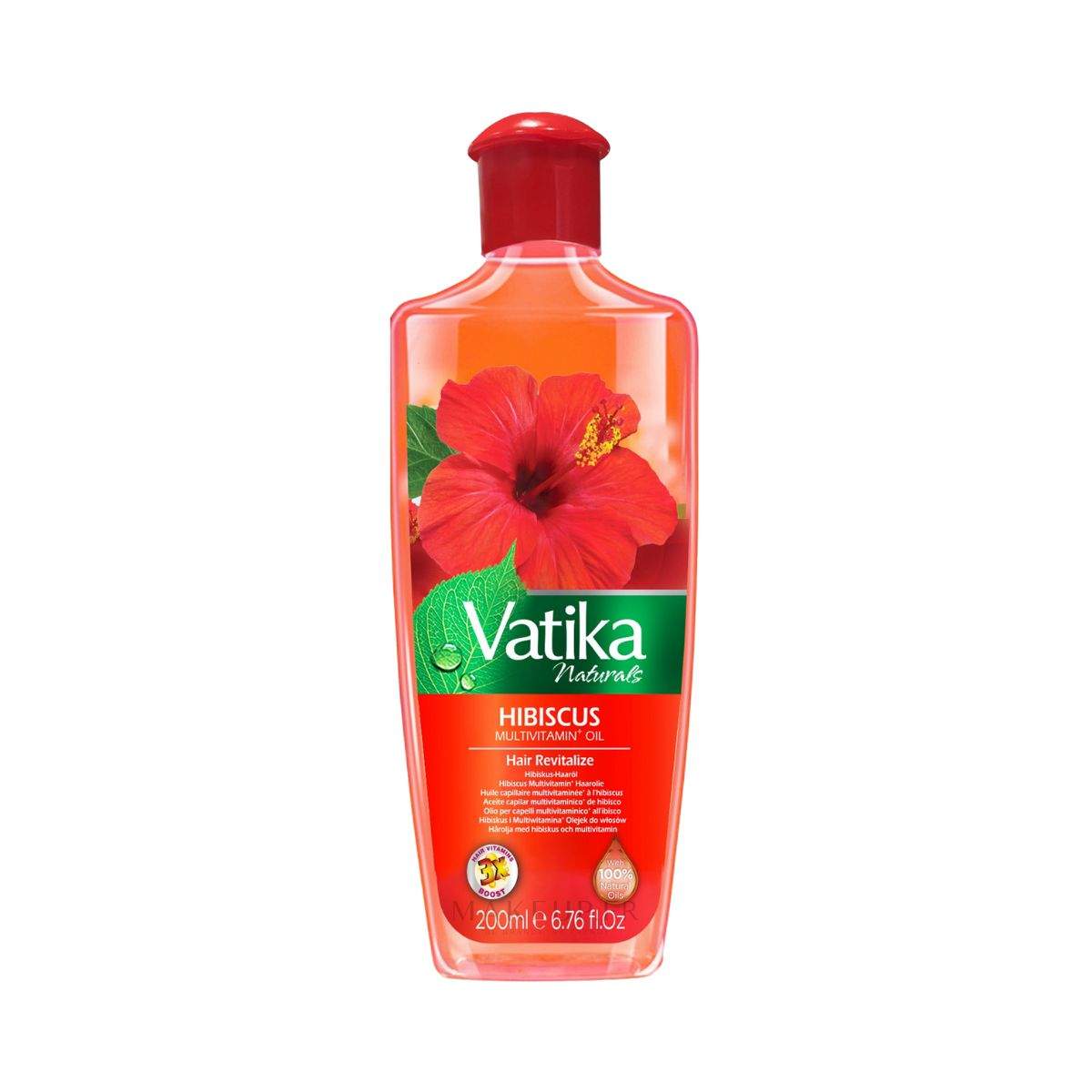 Huile multivitaminée à l'hibiscus pour cheveux 200ml