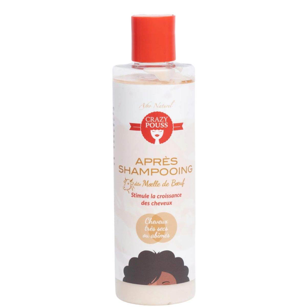 Afro Naturel Moelle de Boeuf Après-Shampoing - 250 ml