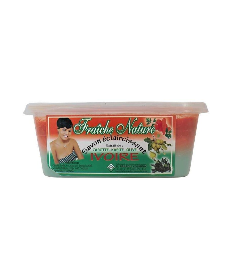 BOX Fraîche Nature savon éclaircissant extrait de Carotte 350 g