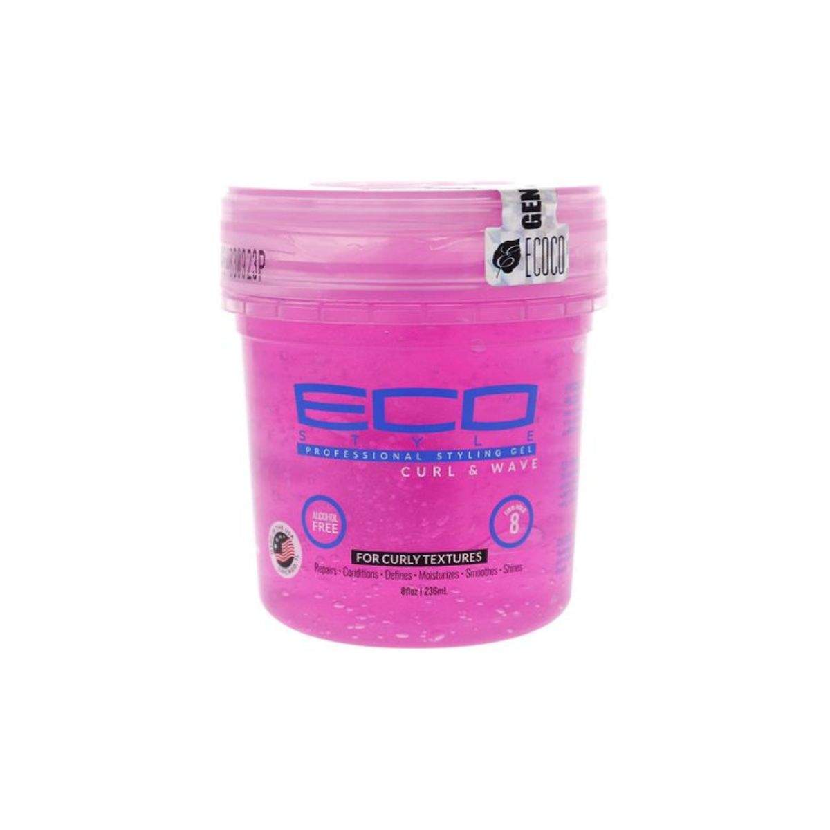 EcoStyler Gel Coiffant Curl & Wave Rose 236ml