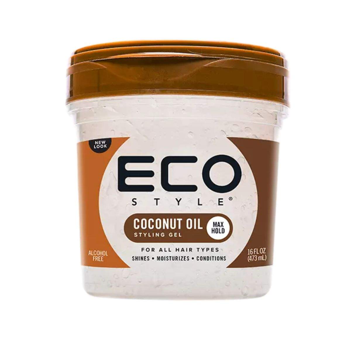 Gel à l'huile de noix de coco -473ml - Eco Styler