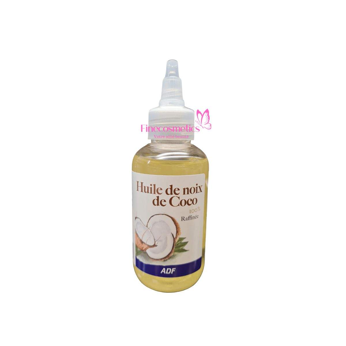 Huile de Noix de Coco Raffinée 105ml - ADF