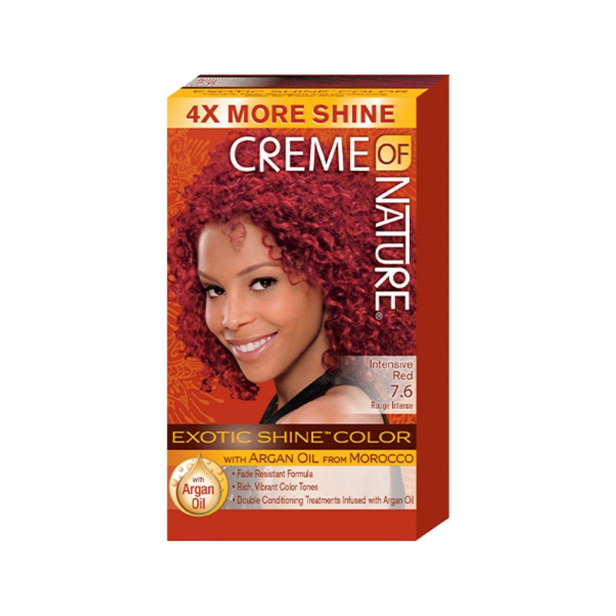 Kit Coloration Permanente n°7.6 Intensive Red Creme of Nature