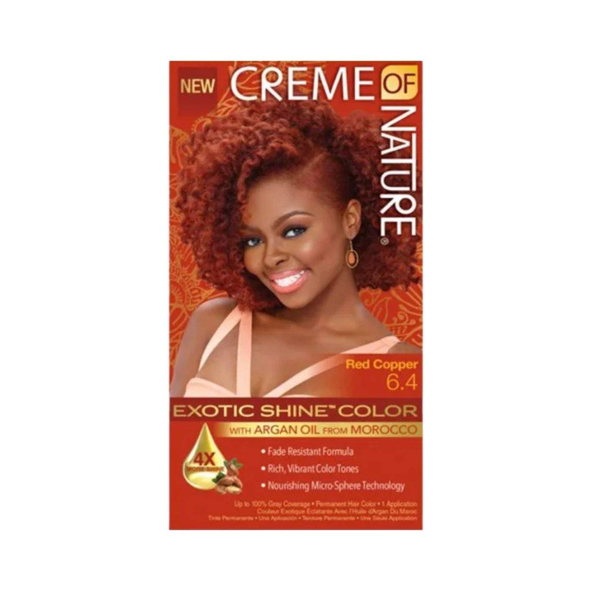 Creme of Nature Coloration Cheveux 6.4 Rouge Cuivre