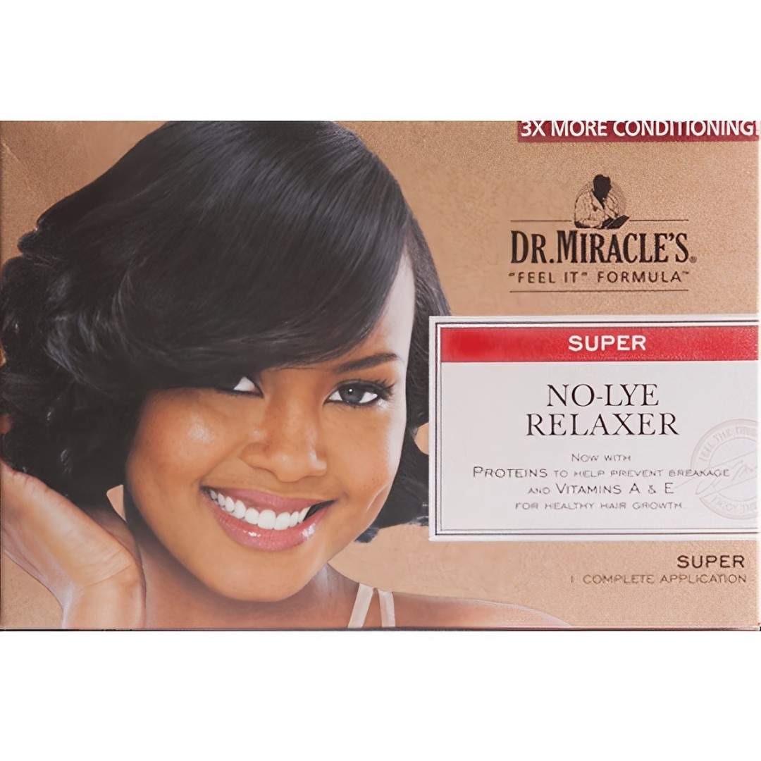 Dr. Miracle's No-Lye Relaxer Kit Super