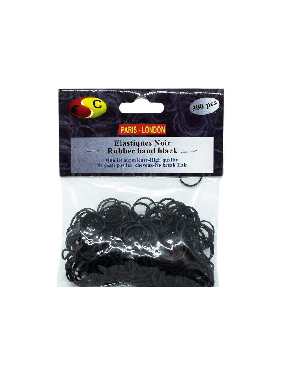 Elastique Noir 12pcs | europeaccessoires