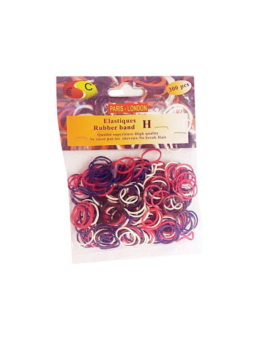 Elastiques Bleu Multicolore 12pcs
