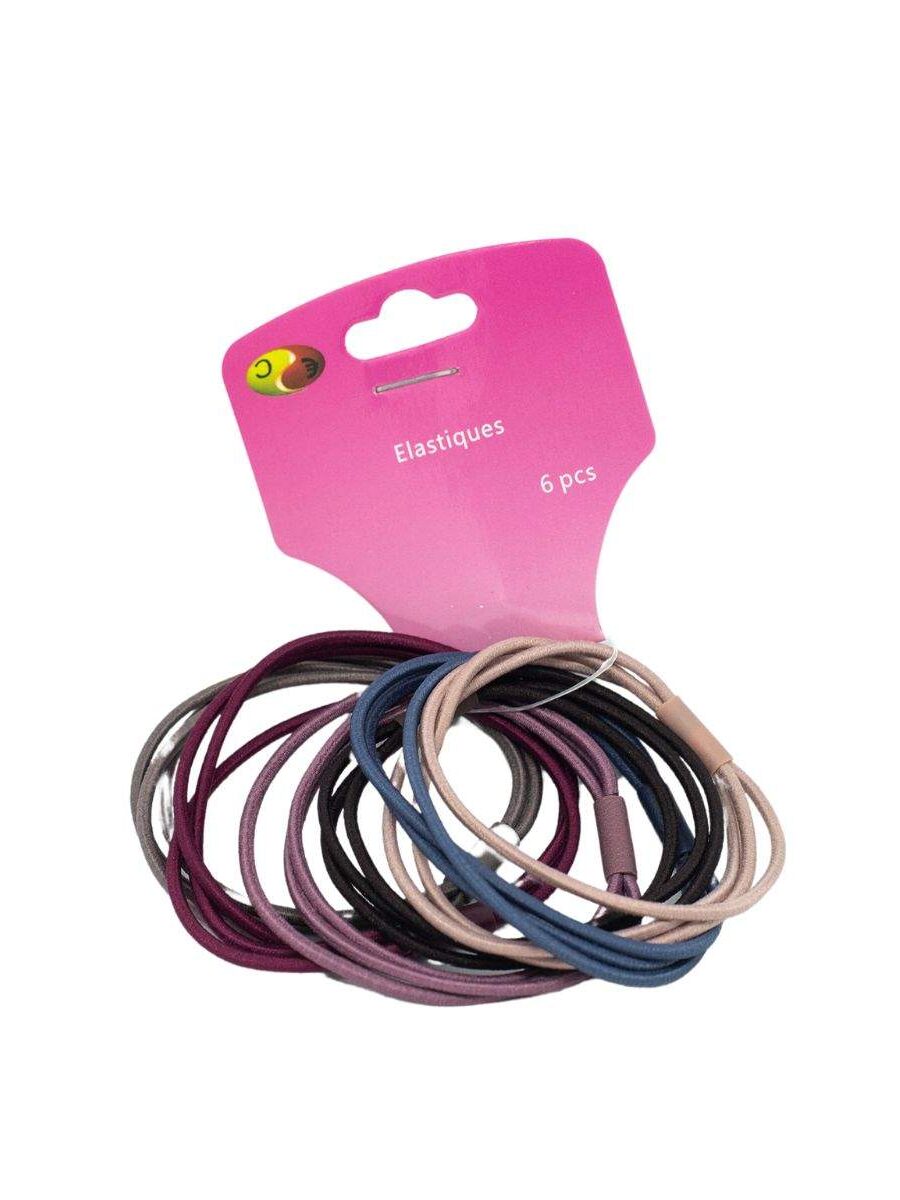 Elastiques noir hair band black HB06 12 Pcs |europeaccessoires