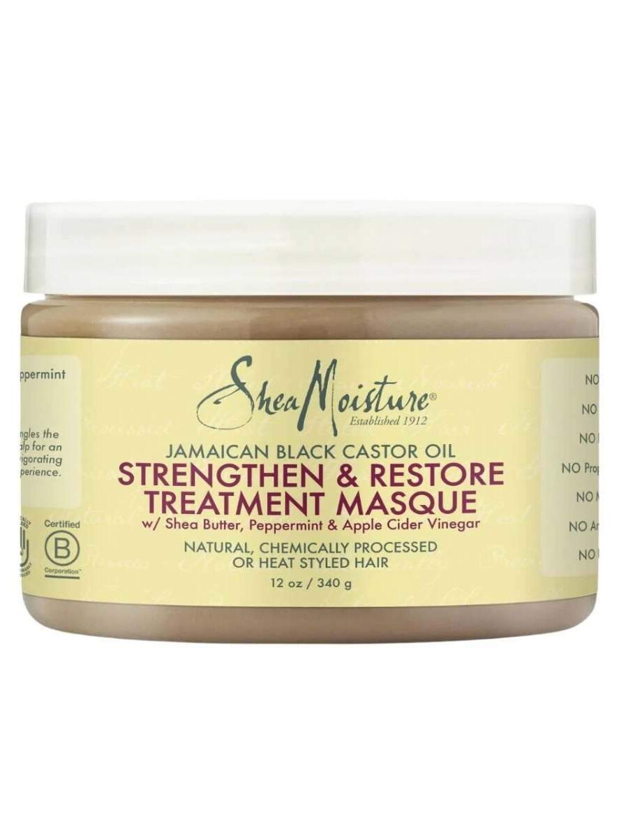 Masque de traitement fortifiant huile de ricin noir 340g