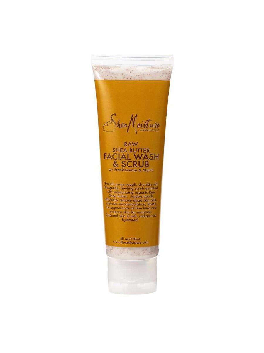 Nettoyant - gommage visage beurre de karité brut | Shea Moisture 118ml