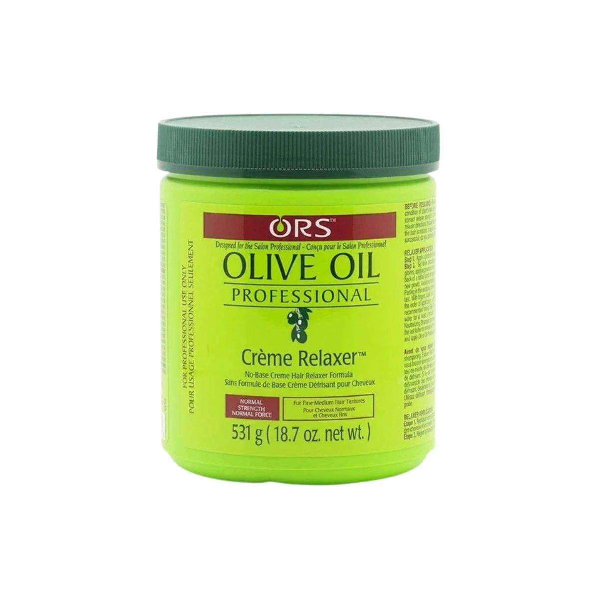 Crème défrisante olive oil normal 531g | ORS