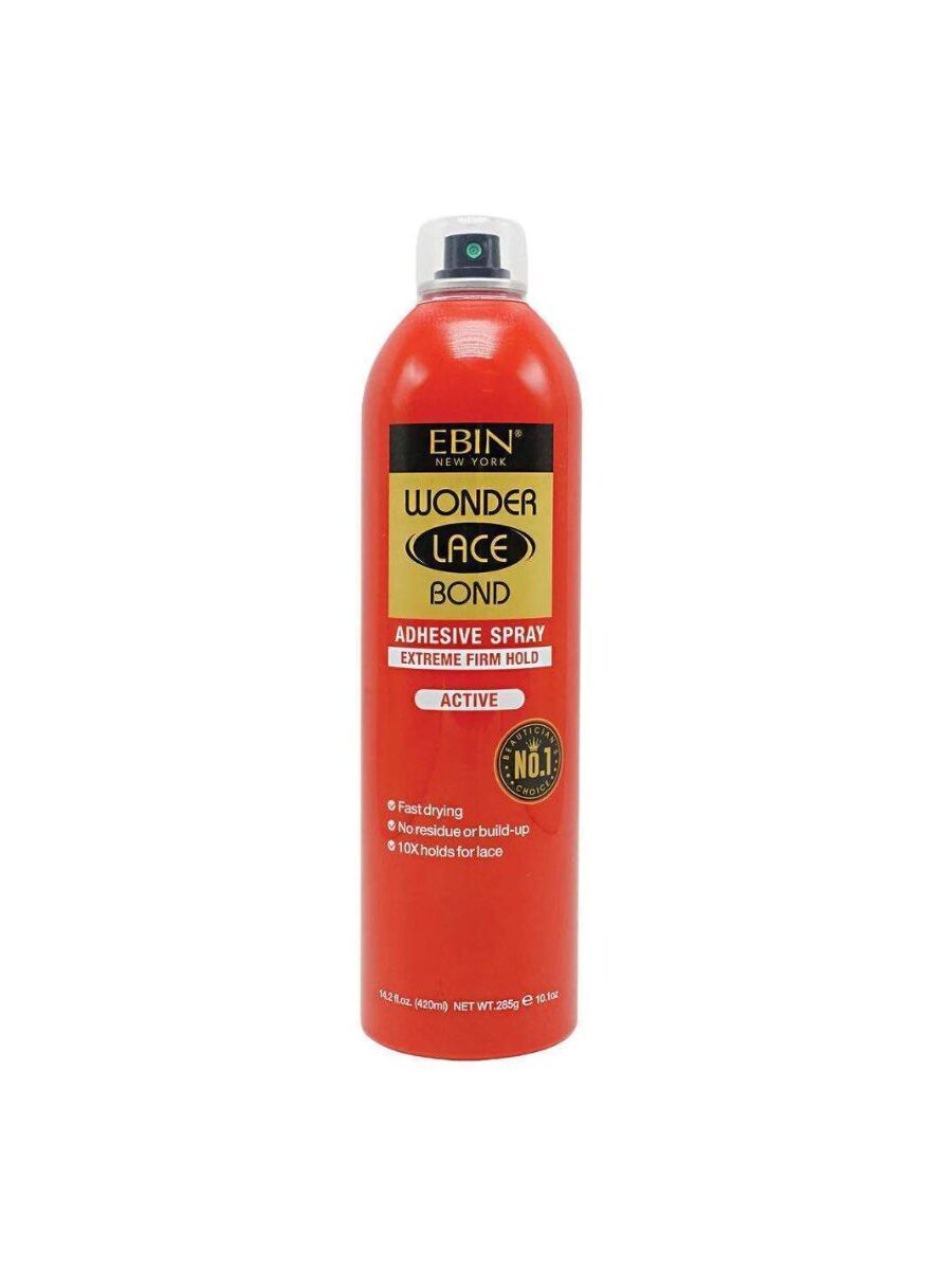 Ebin Wonder Lace Bond Spray Tenue Ferme Extrême Actif 180 ml