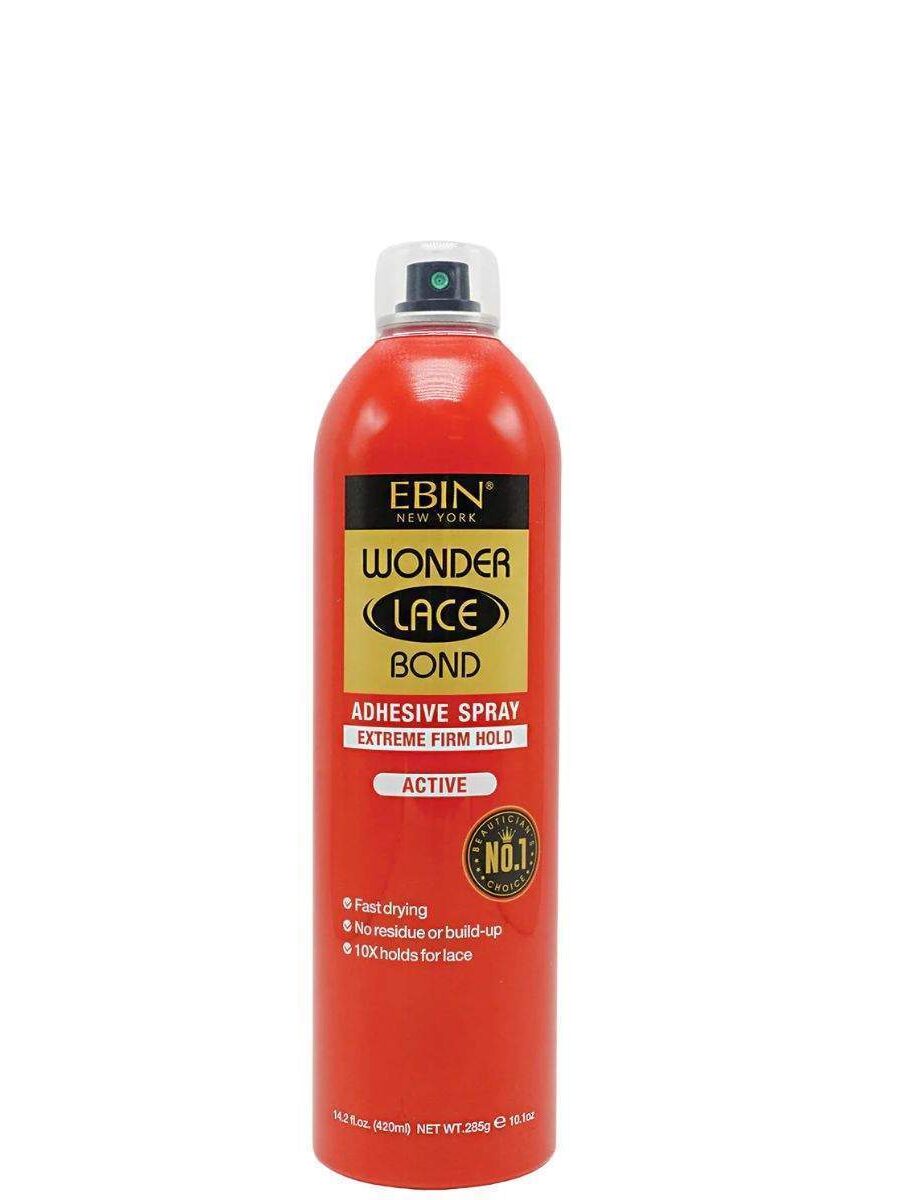 Ebin Wonder Lace Bond Spray Tenue Ferme Extrême Actif 180 ml