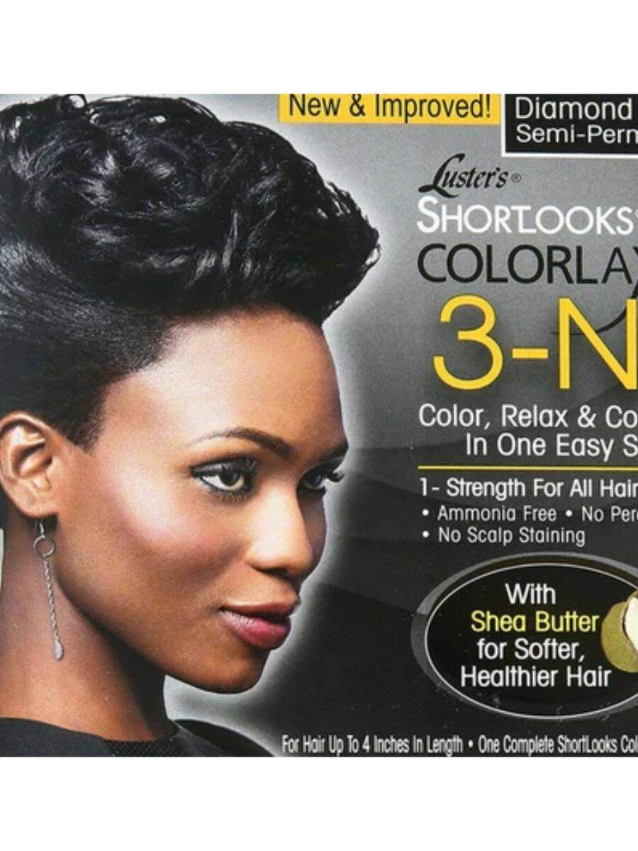 LUSTER'S PINK SHORTLOOKS | COLOR BLACK RELAXER 3-EN-1