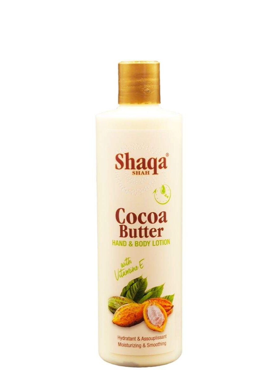 Lotion mains et corps au beurre de cacao Shaqa Shah