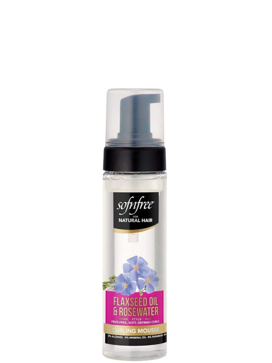 Mousse aux graines de lin et à la rose Sof n'free 200ml