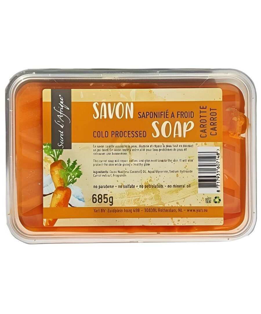 Savon Carotte 685g Secret D'Afrique