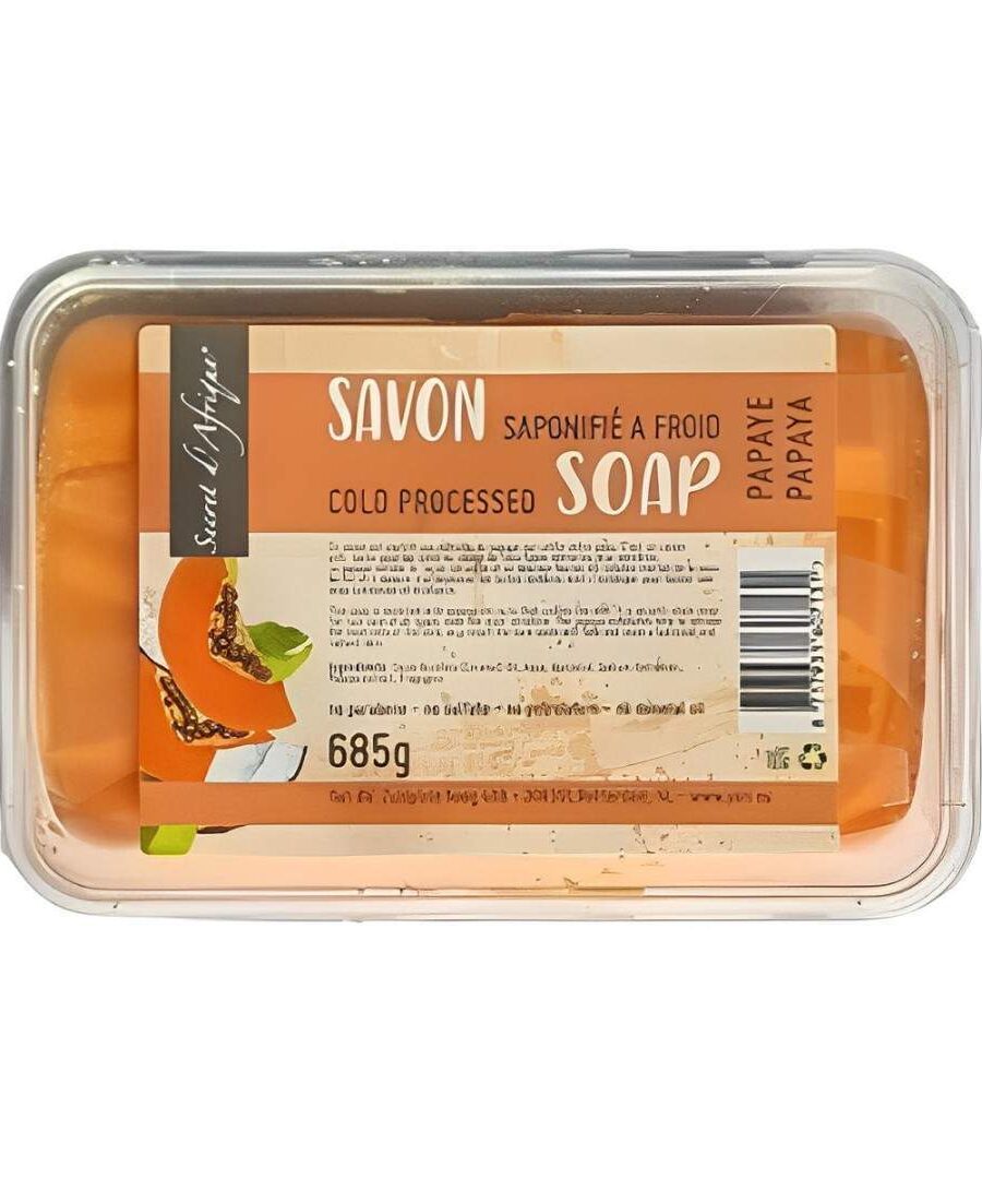 Savon Papaye 685g Secret D'Afrique