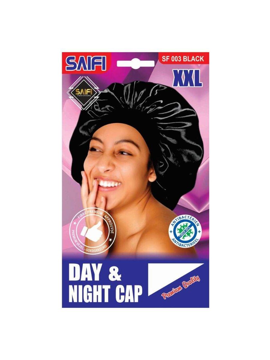 Bonnet Jour & Nuit XXL Noir - Saifi