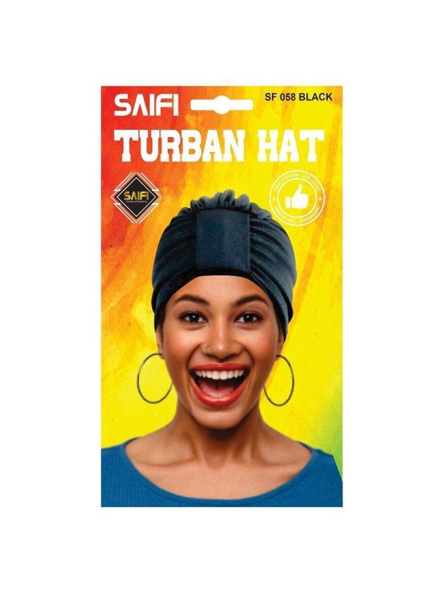 Chapeau Turban Saifi SF058 BLK