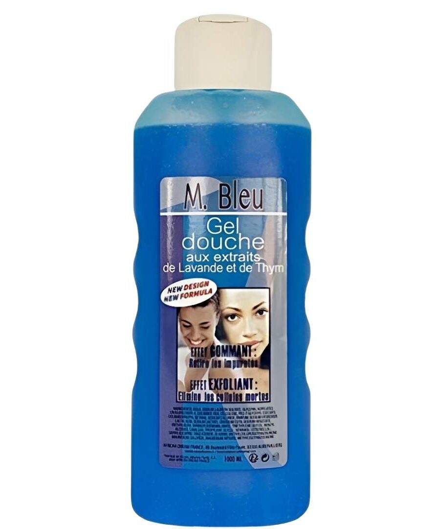Gel douche effet gommant 1000ml - M BLEU