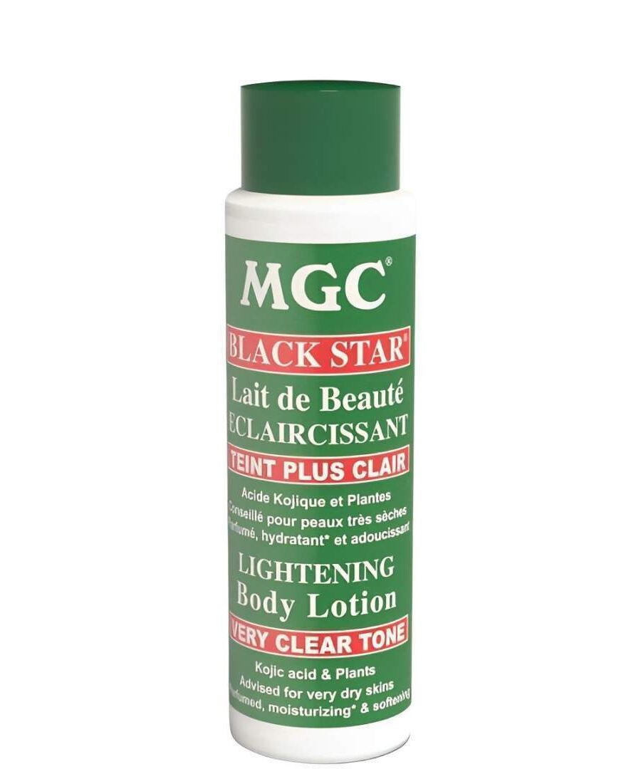 Lait de Beauté Éclaircissant 500ml Black Star 'Formule Plus' - MGC