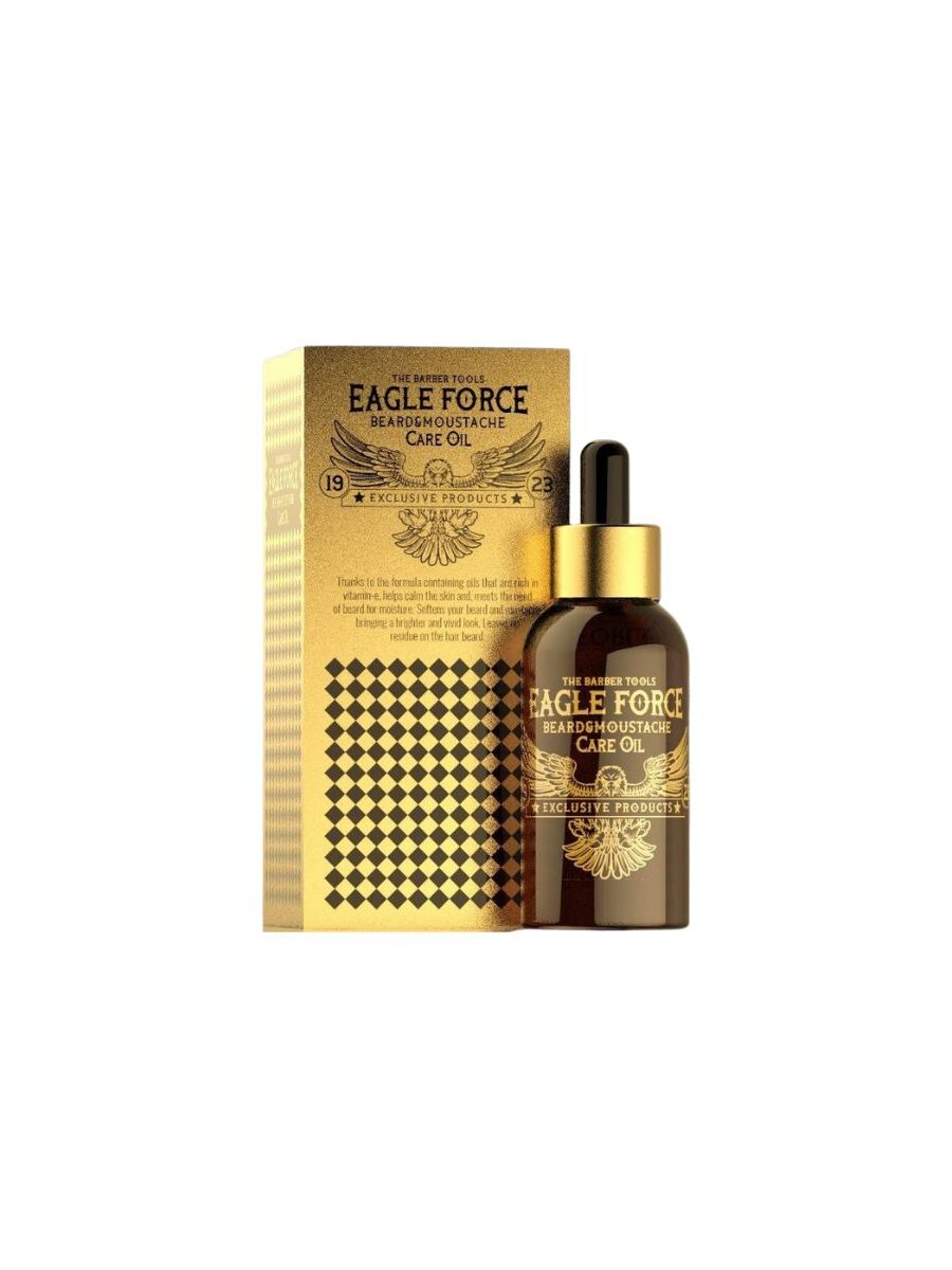 Huile de soin pour barbe et moustache Eagle Force 50 ml