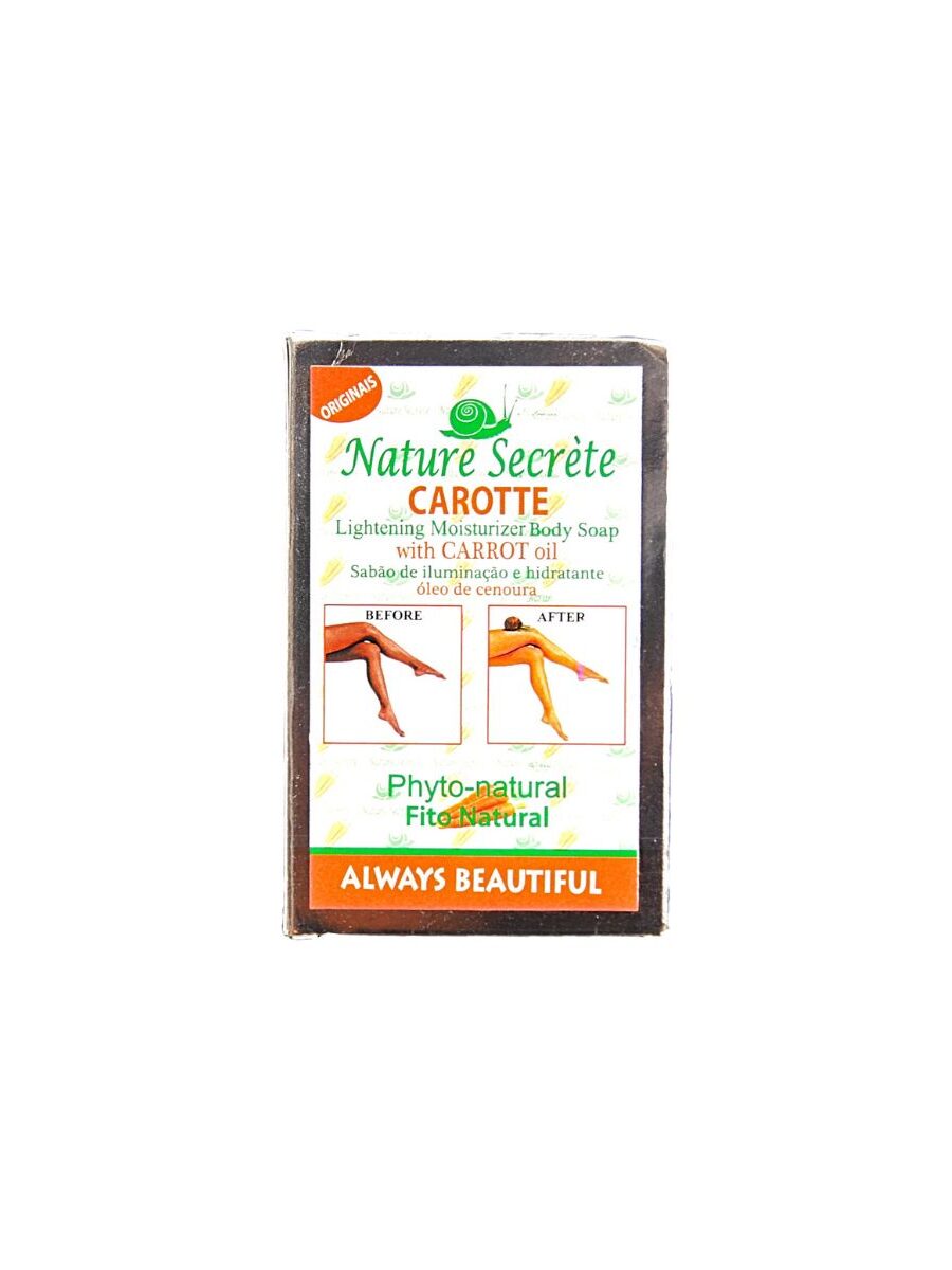 Savon éclaircissant et hydratant carotte 350g - Nature Secréte