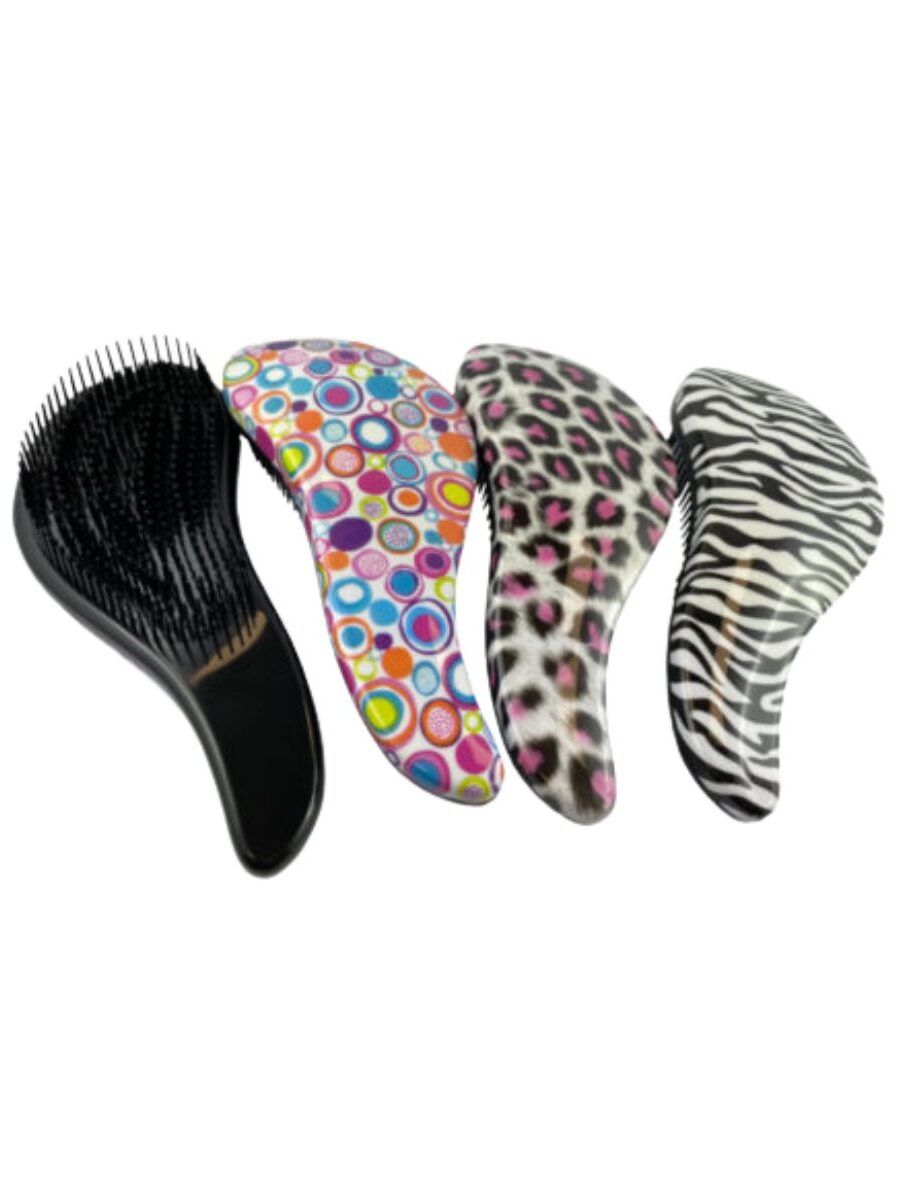 Brosse plastique demeloire multicolore - europeaccessoires