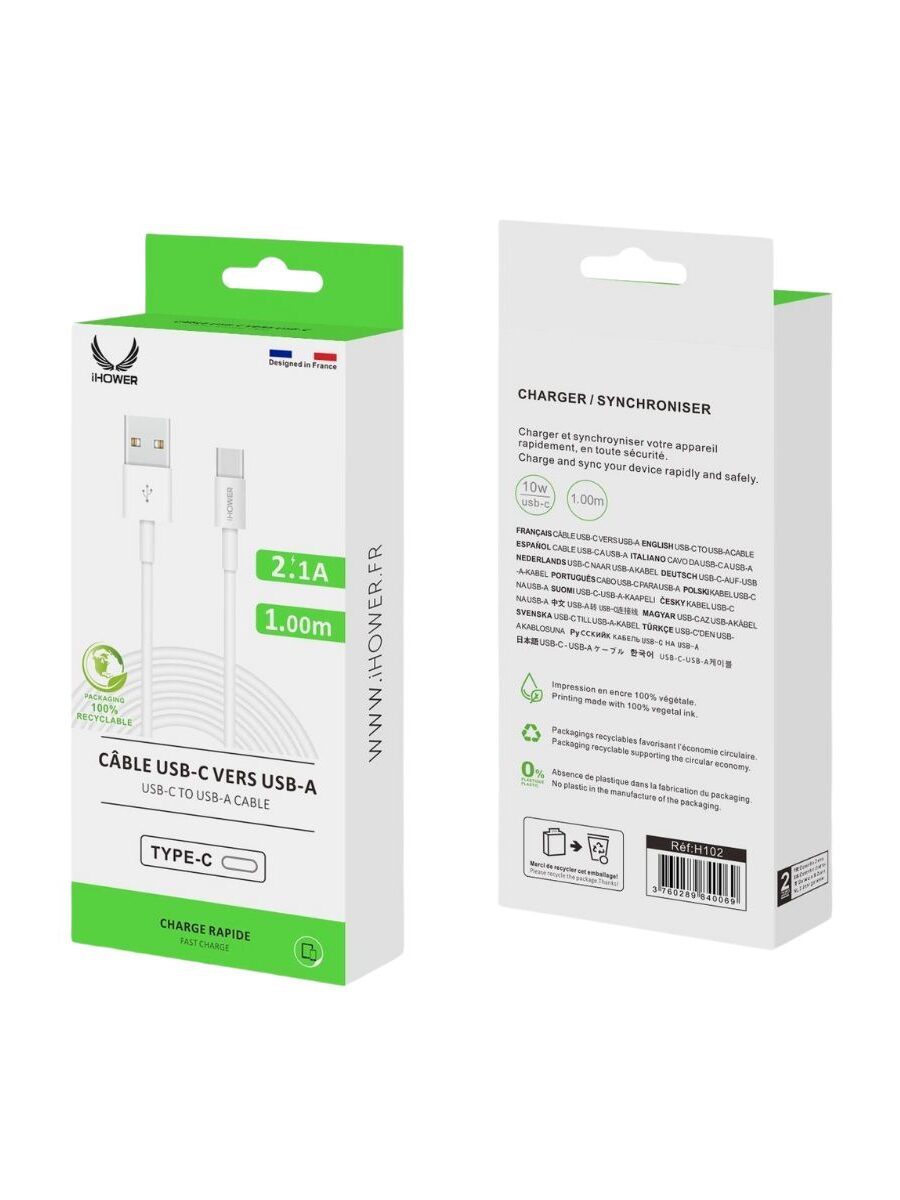CÂBLE USB - C VERS USB - A | IHOWER