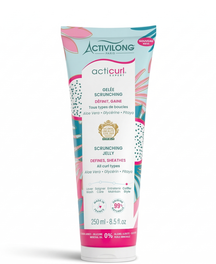 Gelée Scrunching Acticurl Expert Activilong 250ml définition des boucles et anti-frisottis