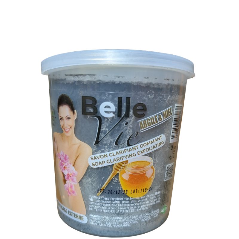 Savon clarifiant Argile & Miel | Belle Vie 670gr