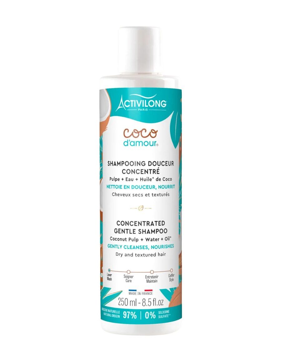 Shampooing Coco Activilong 250ml cheveux secs texturés soin doux coco amour