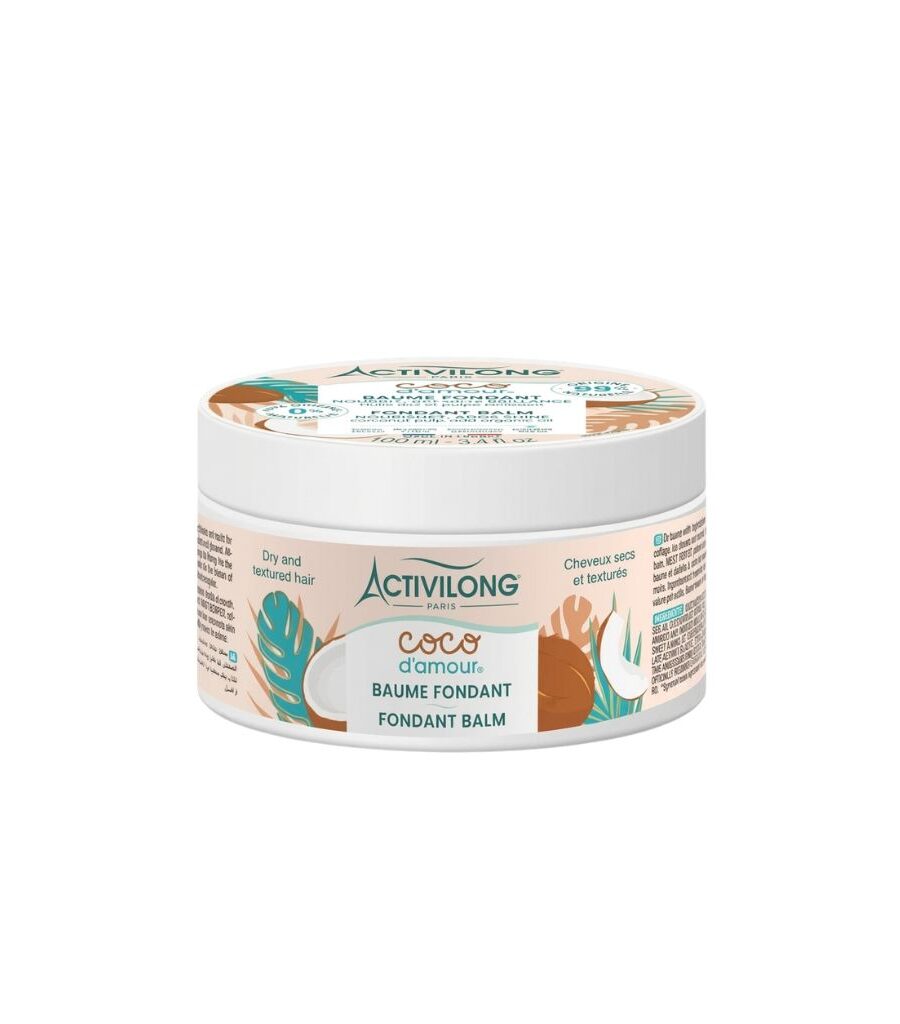 baume fondant coco cheveux secs activilong coco d’amour 100ml