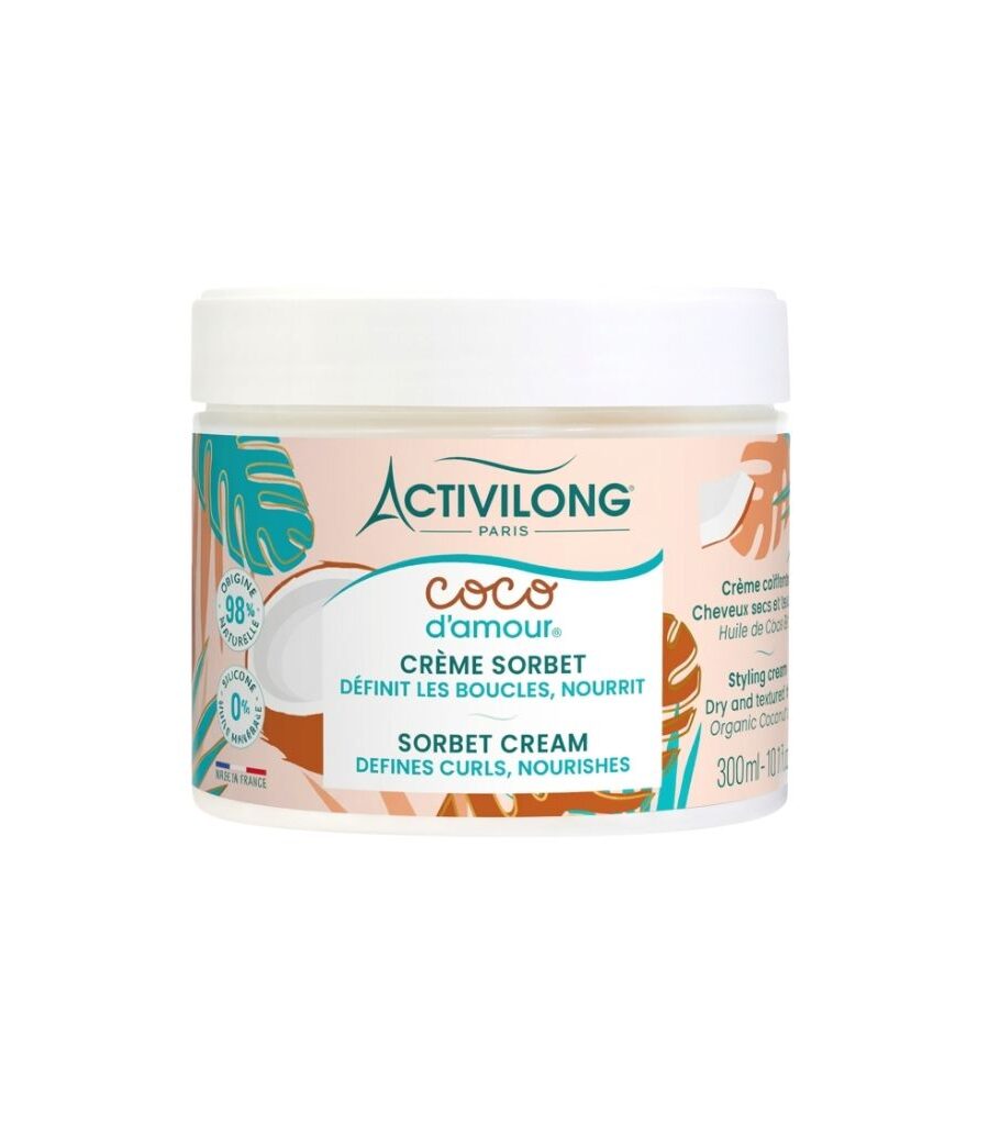 crème boucles coco Activilong coco d’amour 300ml définition cheveux bouclés