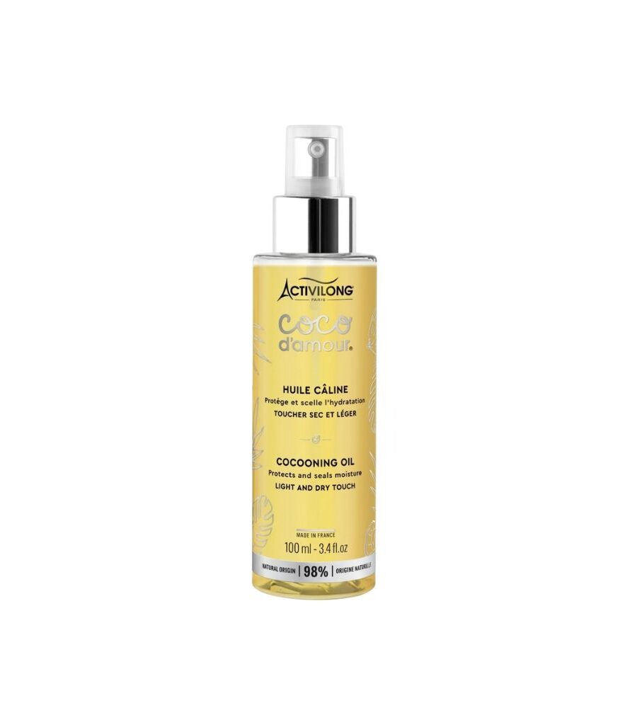 huile coco cheveux hydratation activilong coco d’amour 100ml