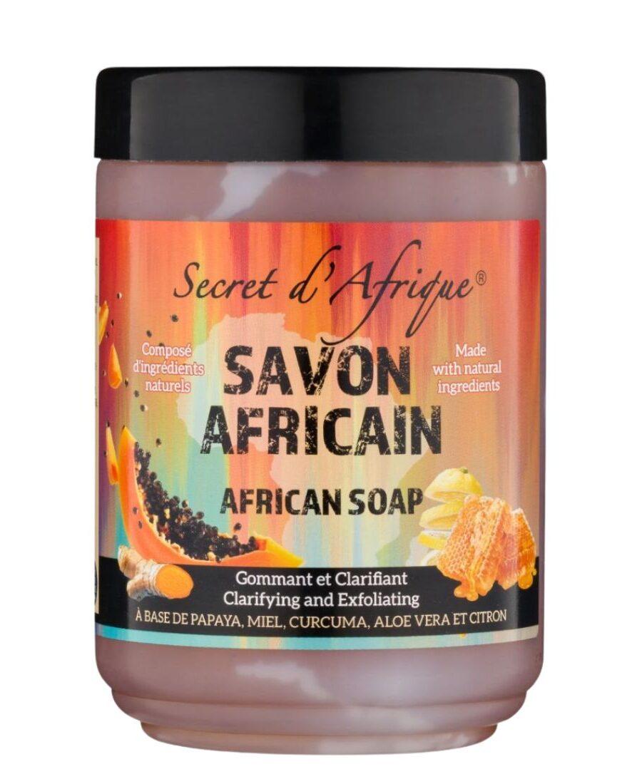 savon africain gommant en pot
