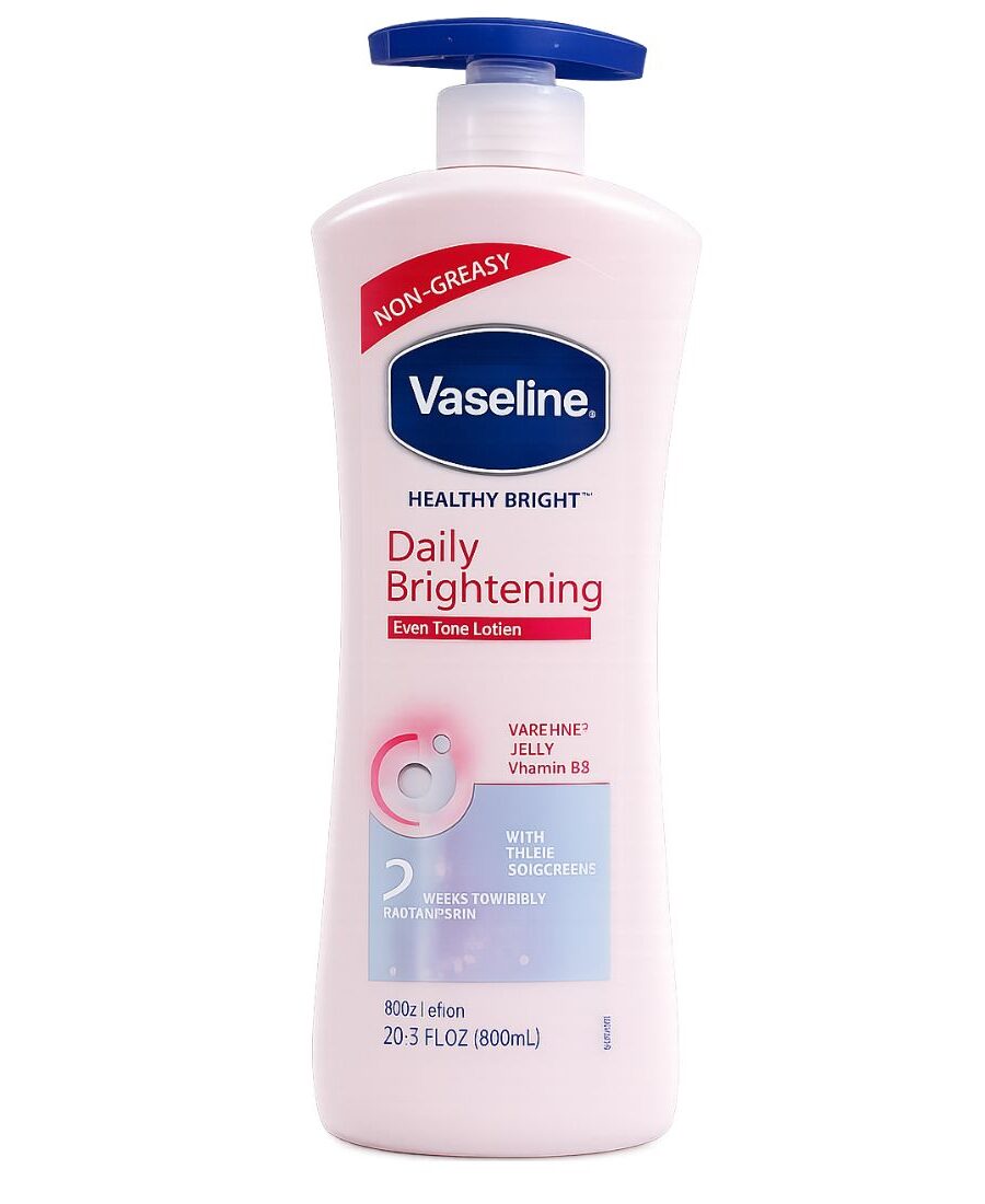 vaseline daily brightening lotion corps 600ml vitamine b3 peau lumineuse