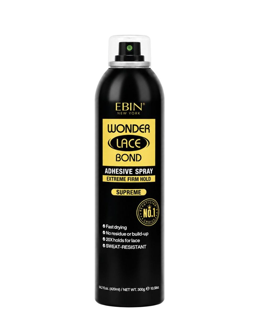 Ebin Wonder Lace Bond Spray Supreme 420ml : Fixation Extrême pour Perruques